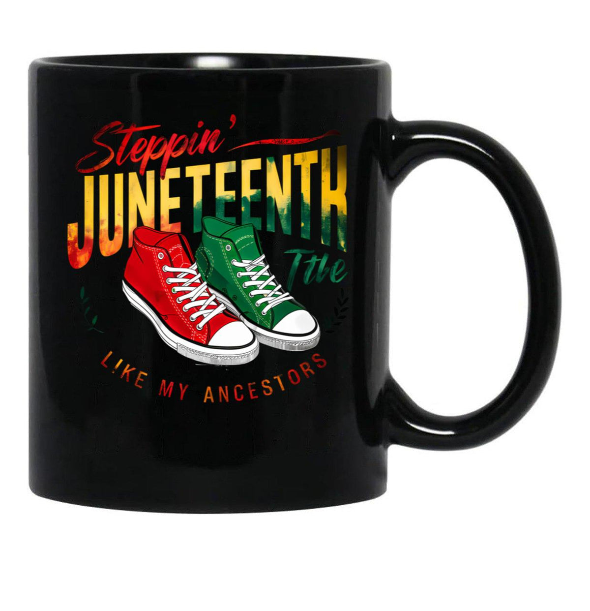 Juneteenth (4) Black Coffee Mug - Black