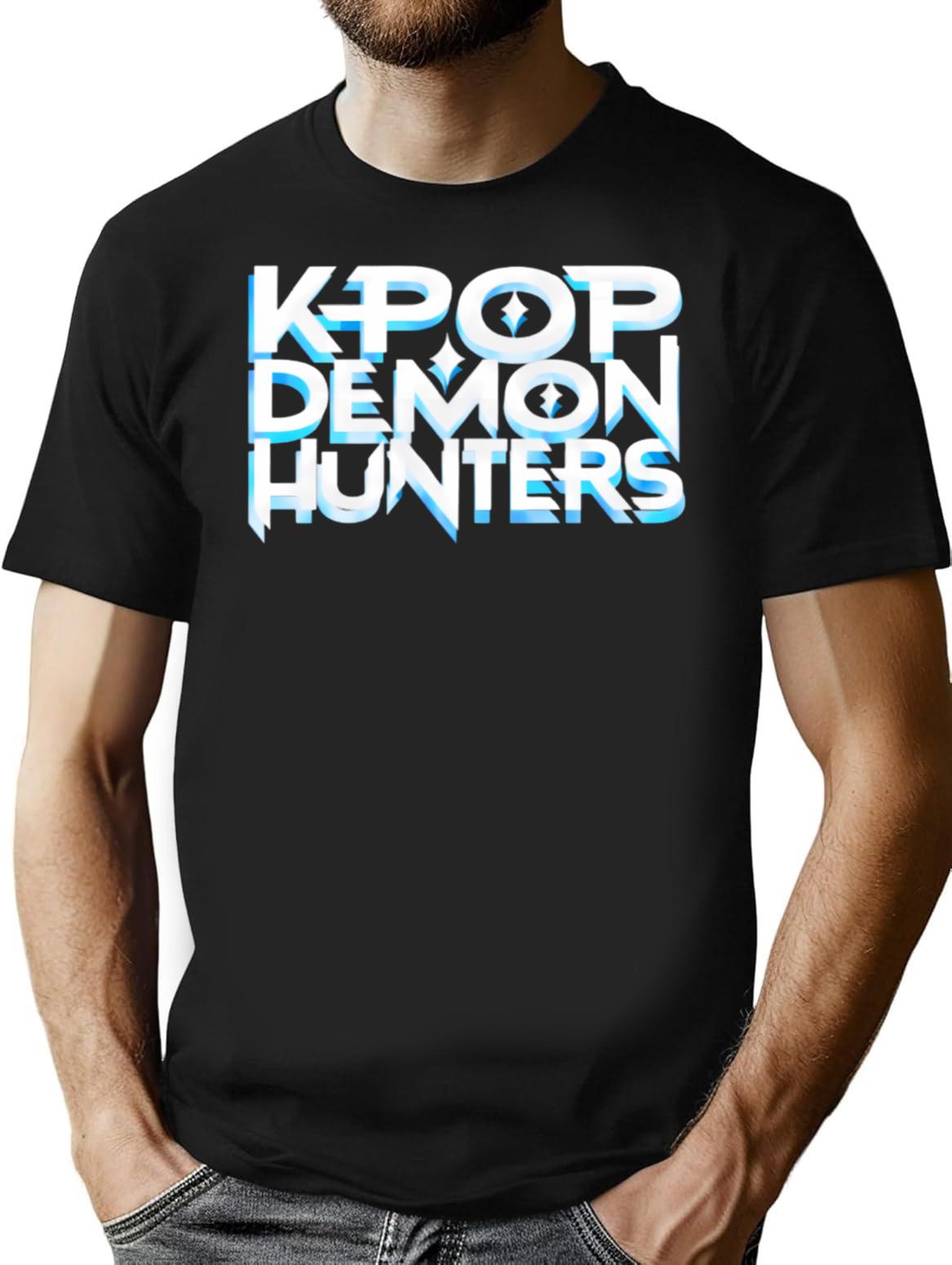 K-Pop Demon Hunters (14) T-Shirt for Men & Women, T-Shirts Graphic Tee - Black