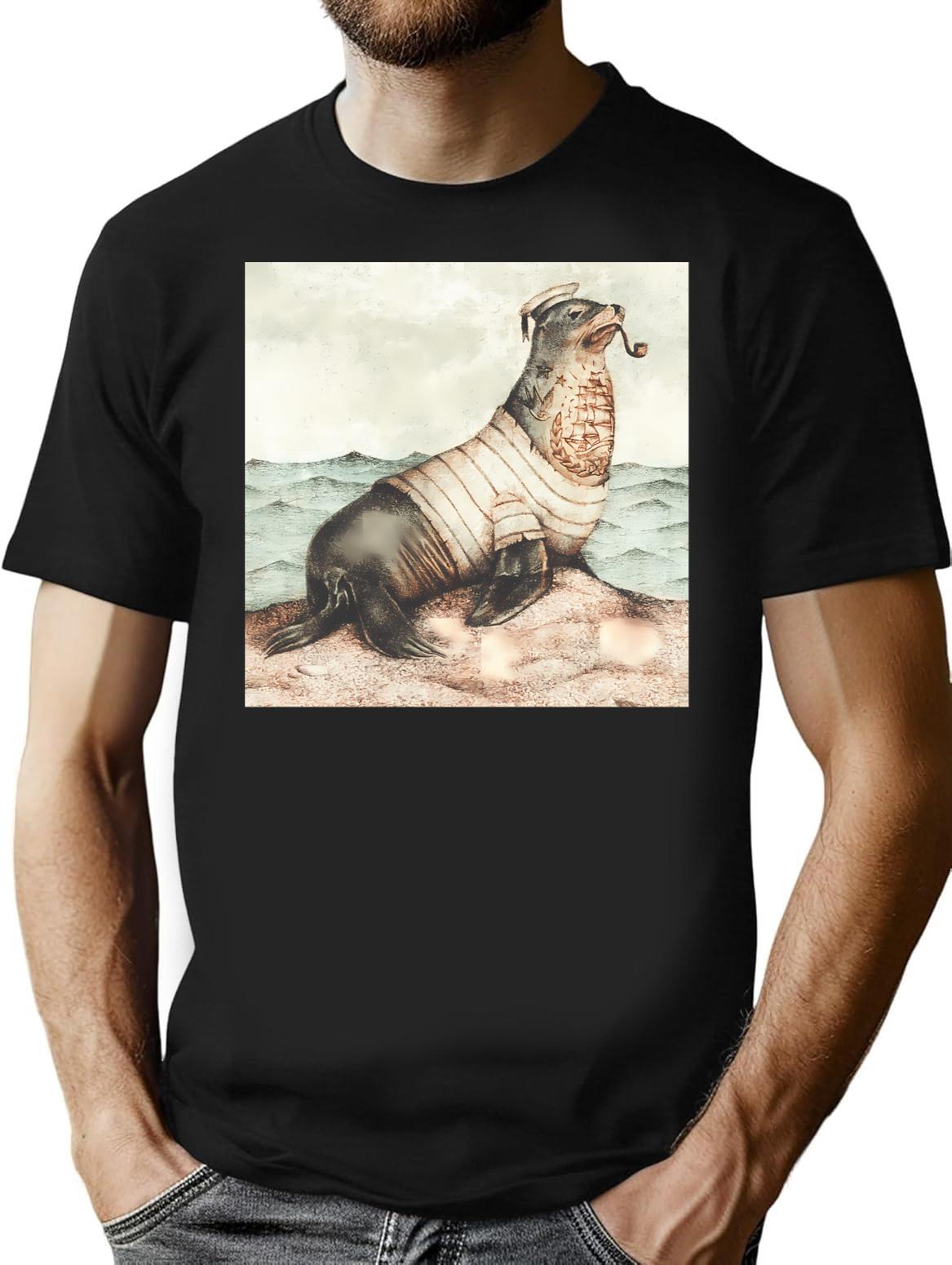 Keep An Eye On The Coast T-Shirt - Black