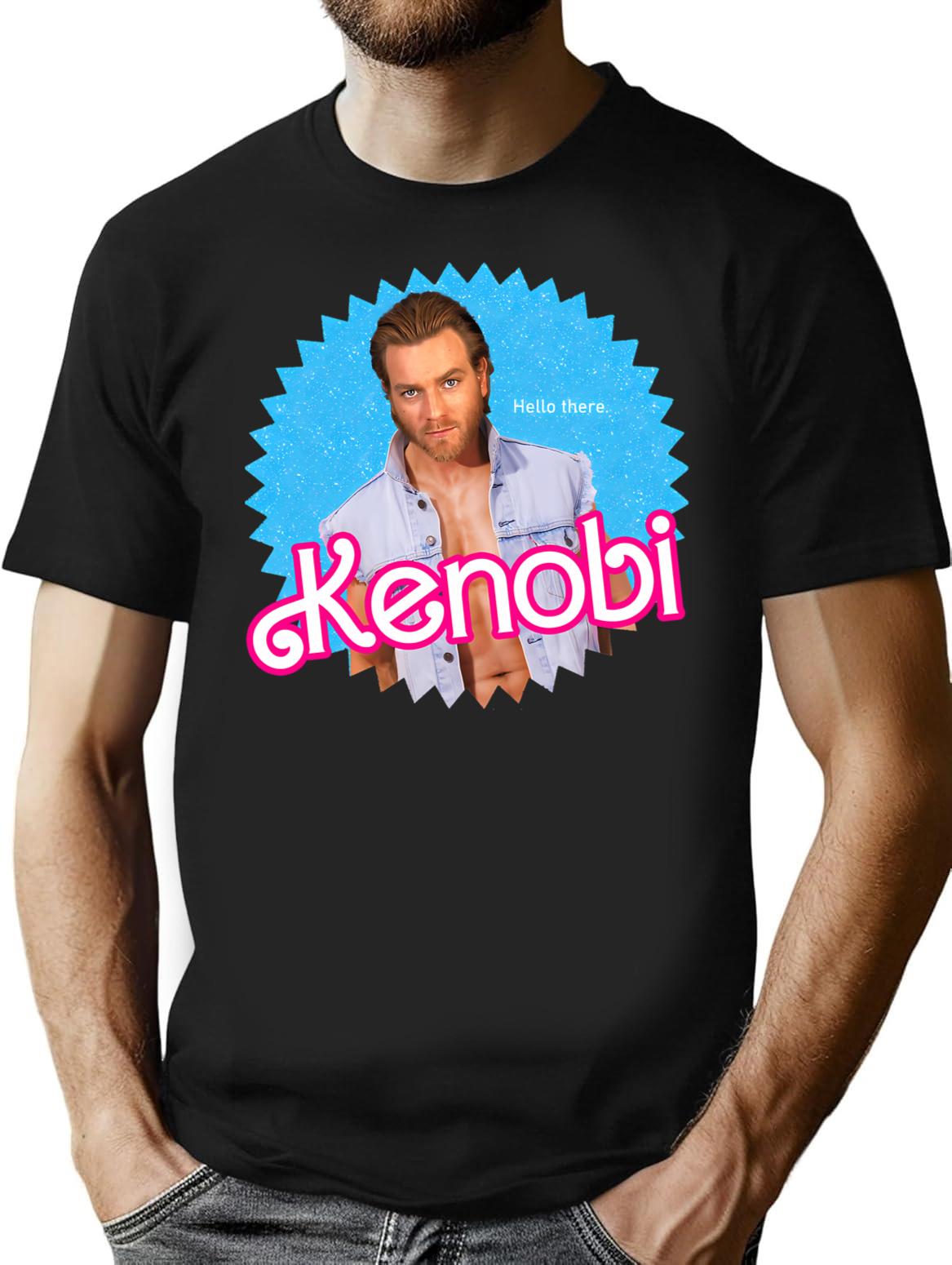 Ken Obi T-Shirt - Retro Graphic Tee for Men & Women - Black