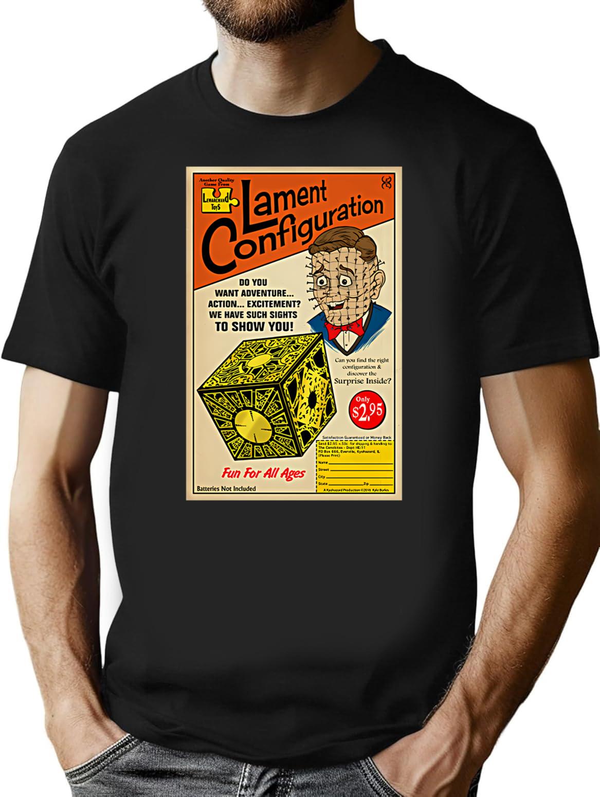 Lament Configuration T-Shirt for Men & Women, T-Shirts Graphic Tee - Black