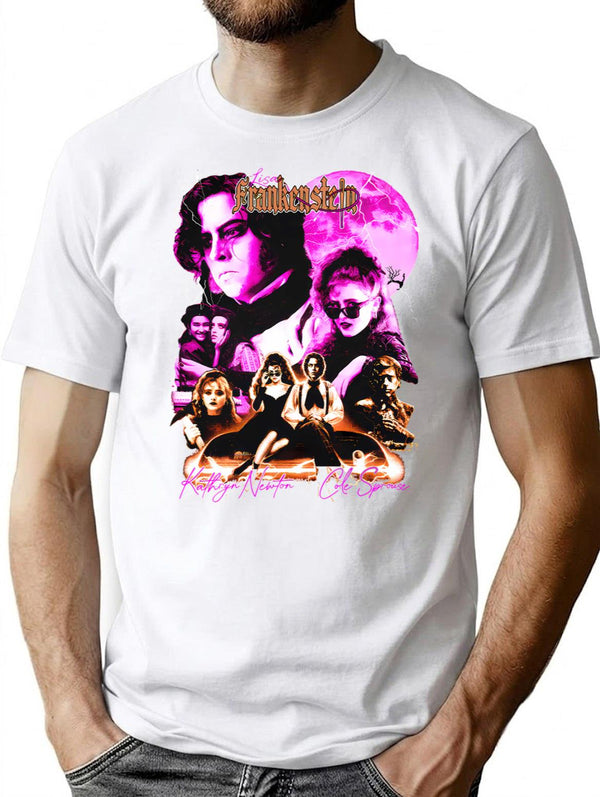 Lisa Frankenstein Retro 90S T-Shirt for Men & Women, T-Shirts Graphic Tee - White