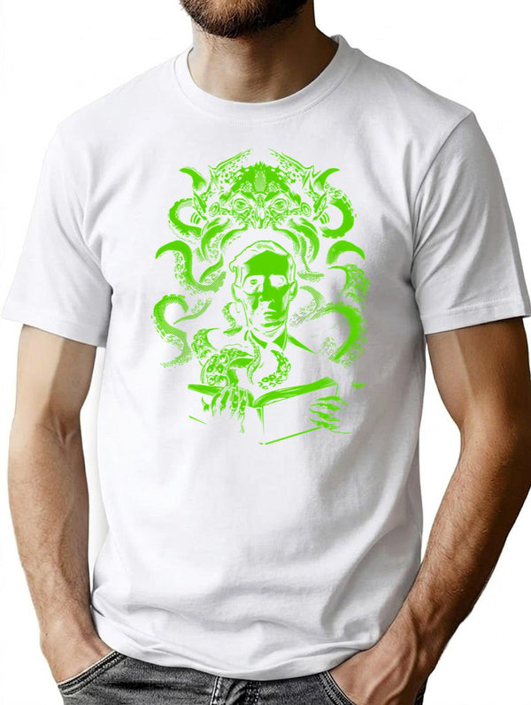 Love Cthulhu T-Shirt for Men & Women, T-Shirts Graphic Tee - White