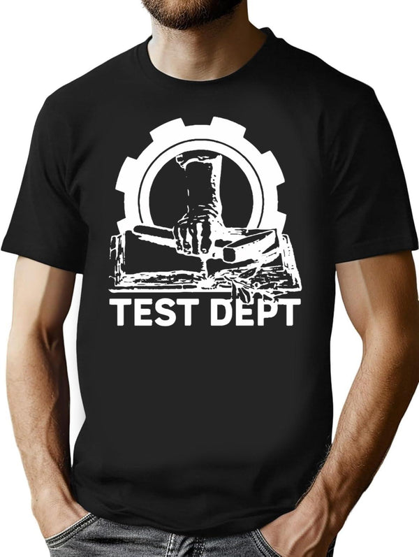 Men Women Test Dept 2 T-Shirt for Men & Women, T-Shirts Graphic Tee - Black