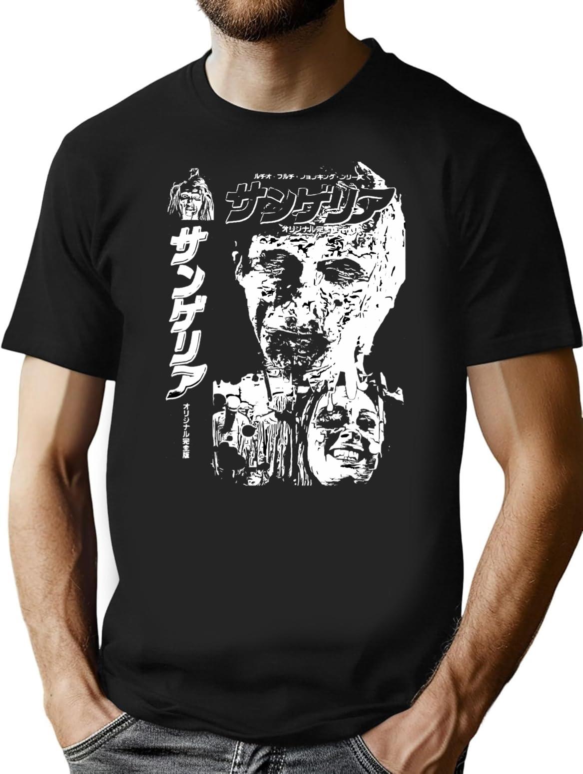 Mens My Favorite Beyond Zombie Japanese T-Shirt for Men & Women, T-Shirts Graphic Tee - Black