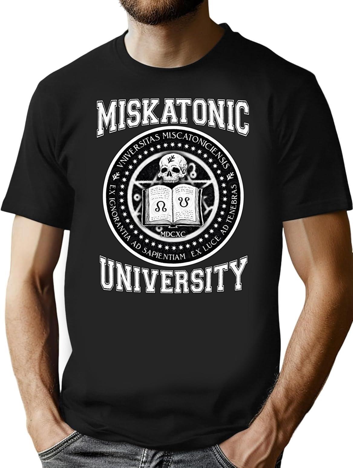 Miskatonic - Azhmodai 2019 T-Shirt for Men & Women, T-Shirts Graphic Tee - Black