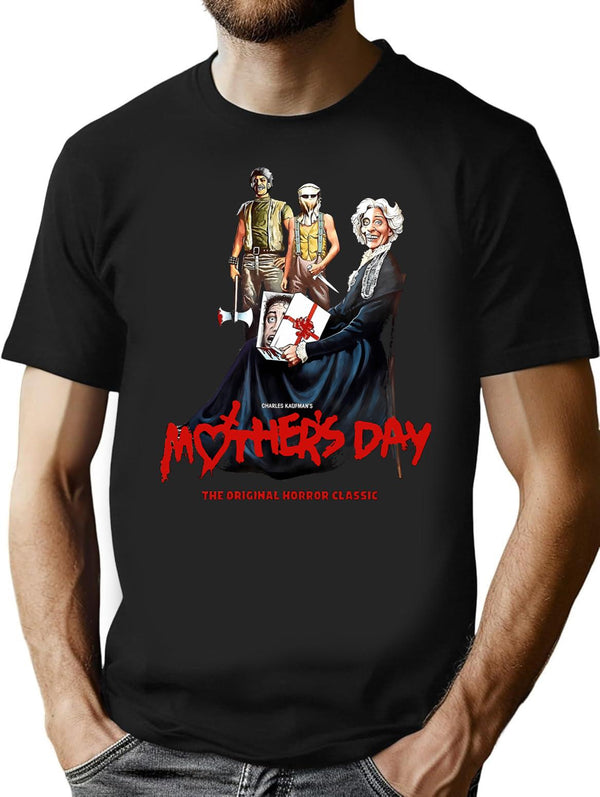 Mother'S Day Horror Movie T-Shirt for Men & Women, T-Shirts Graphic Tee - Black