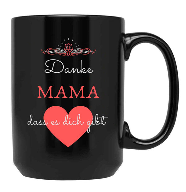Thank You Mom For Giving You Mother'S Day Gift Black Gift Coffee Mug - Black