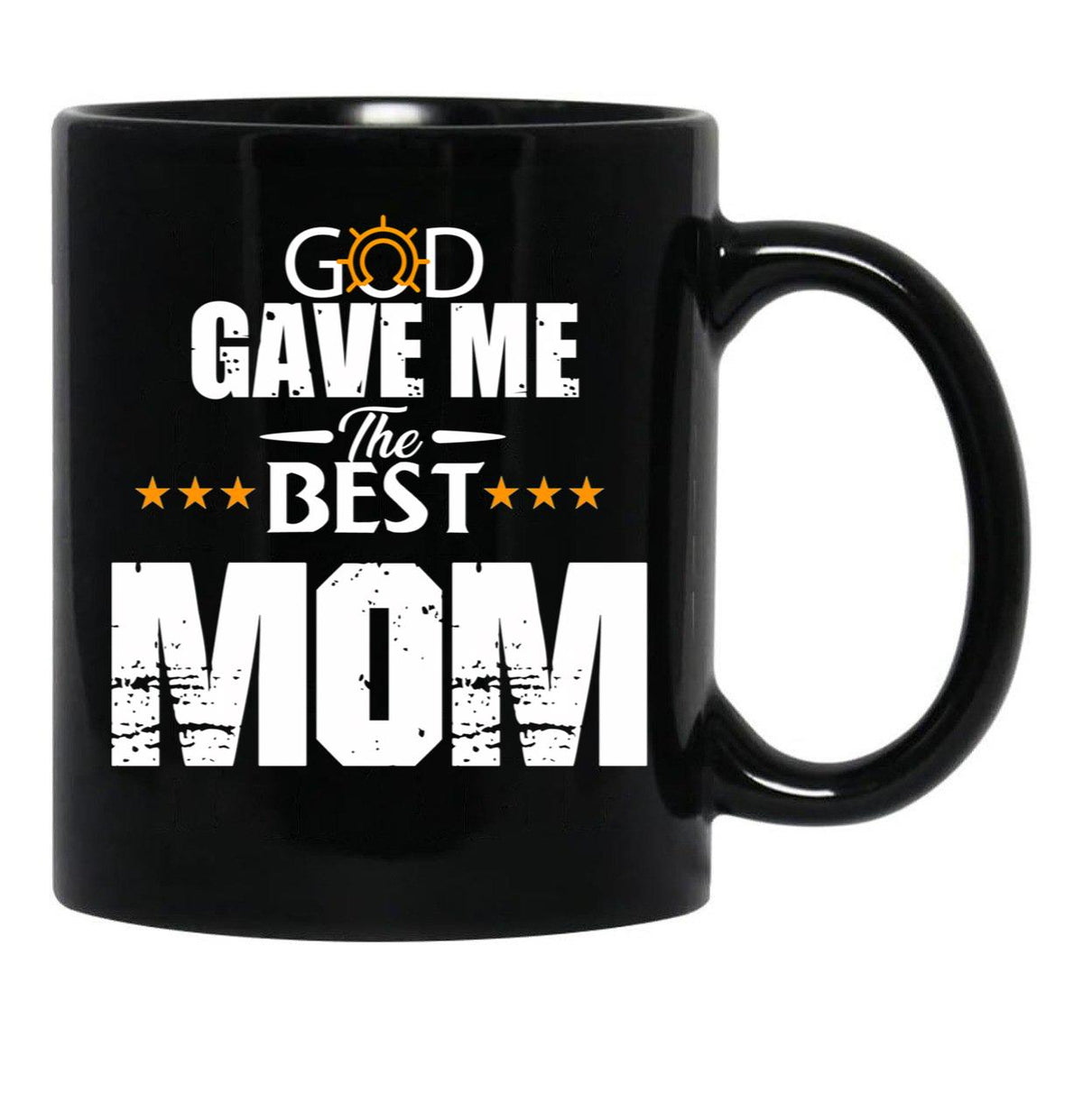 The Best Mom (1) Black Gift Coffee Mug - Black
