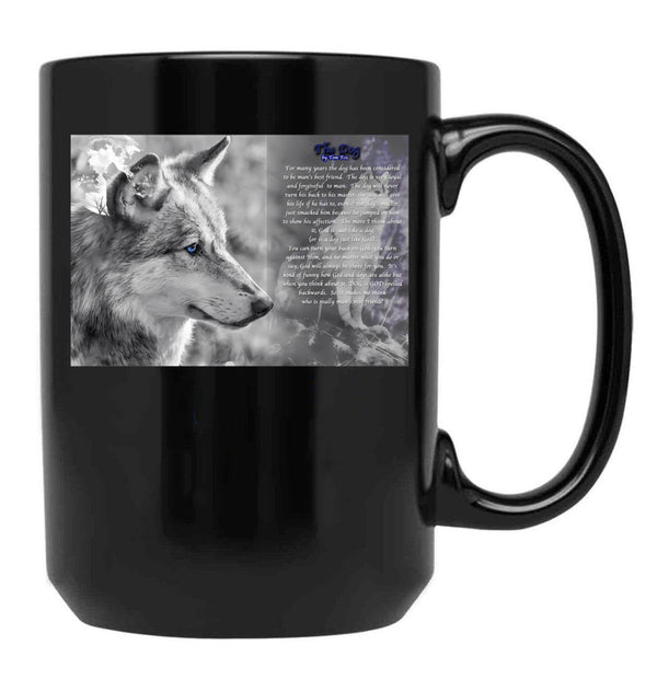 The Dog Black Gift Coffee Mug - Black
