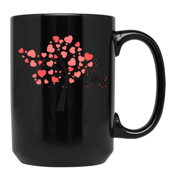 The Love Tree Black Gift Coffee Mug - Black