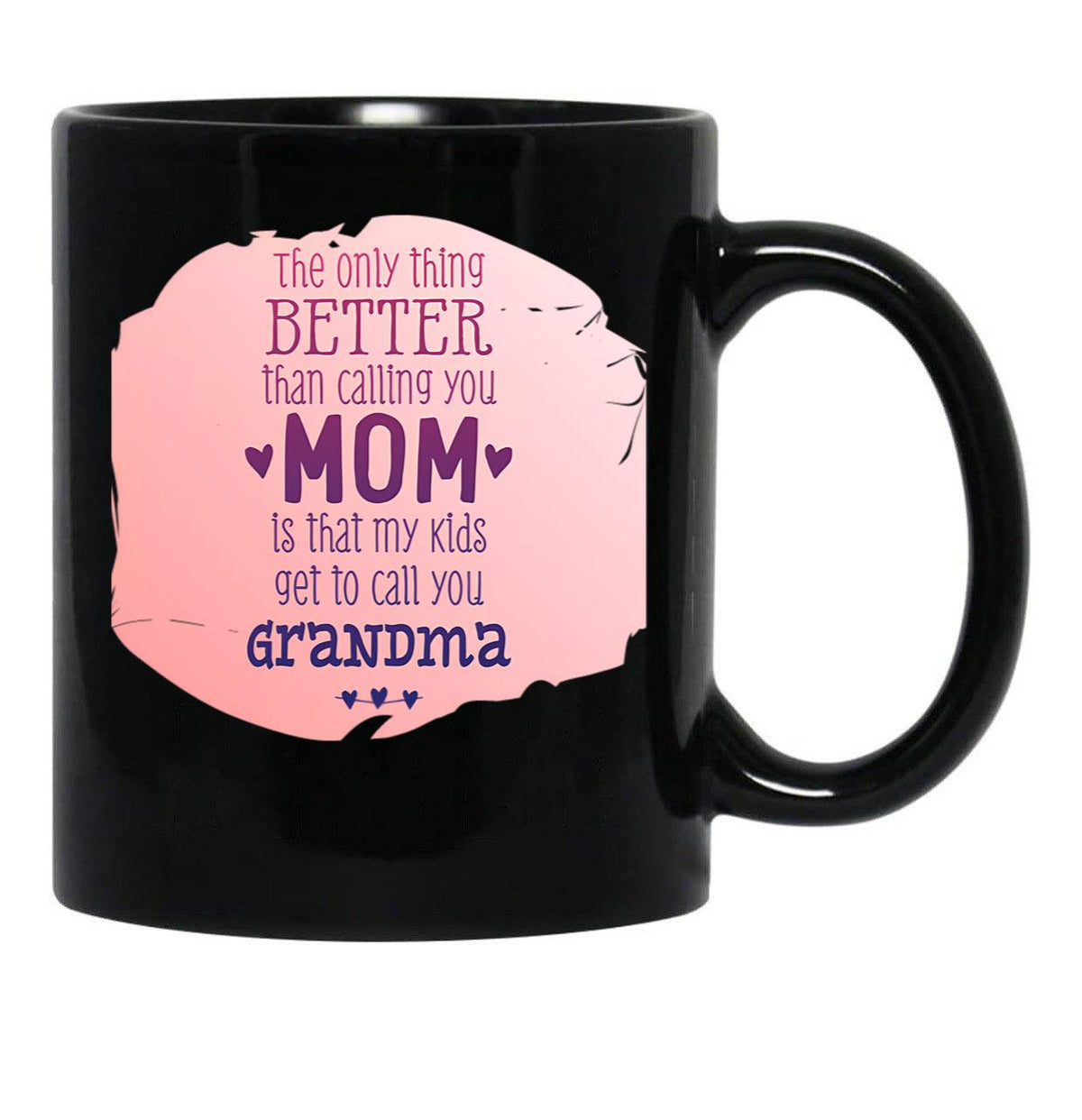 The Only Thing Better Than Calling You Mom Black Gift Coffee Mug - Black