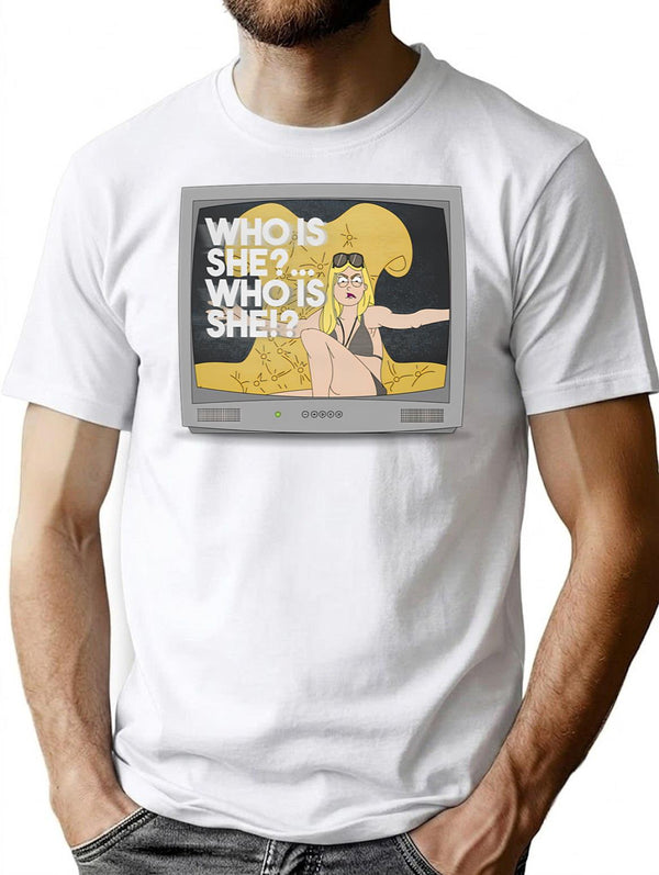 Who Is She - Nikki Grahame T-Shirt - White