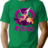 034 Dronio T-Shirt - Retro Graphic Tee for Men & Women - Green
