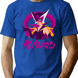 034 Dronio T-Shirt - Retro Graphic Tee for Men & Women - Blue