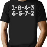 1-8-4-3-6-5-7-2 Firing Order Small Funny Vintage T-Shirt - Black