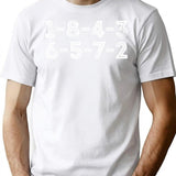 1-8-4-3-6-5-7-2 Firing Order Small Funny Vintage T-Shirt - White