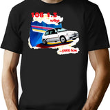 106 1.3 Rallye... Petit Lion T-Shirt - Retro Graphic Tee for Men & Women - Black
