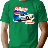 106 1.3 Rallye... Petit Lion T-Shirt - Retro Graphic Tee for Men & Women - Green