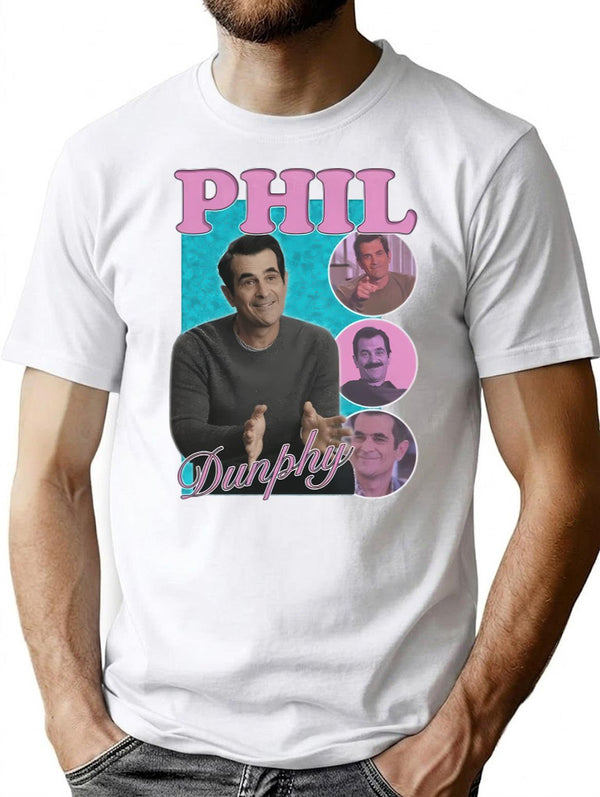 10mb Vintage Phil Dunphy Homage Bootleg Phil Dunphy - Sweatshirt Phil Dunphy Modern Family - White