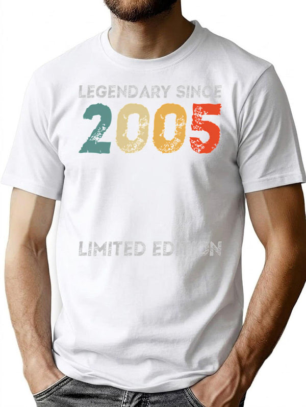 18th Birthday Legendary Since 2005 Vintage (1) T-Shirt - White