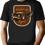 1966 Sunbeam Tiger Classic T Shirt - Retro Graphic Tee for Men & Women - Black