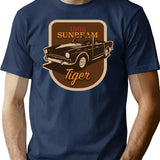 1966 Sunbeam Tiger Classic T Shirt - Retro Graphic Tee for Men & Women - Navy