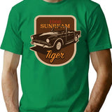 1966 Sunbeam Tiger Classic T Shirt - Retro Graphic Tee for Men & Women - Green