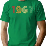 1967 Birthday Funny T-Shirt - Funny Birthday Gift Tee - Green