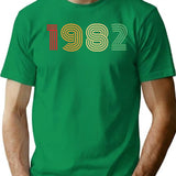 1982 Birthday Funny T-Shirt - Funny Birthday Gift Tee - Green