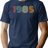 1985 T-Shirt - Retro Graphic Tee for Men & Women - Navy