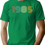 1985 T-Shirt - Retro Graphic Tee for Men & Women - Green