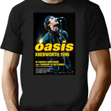 1996 Knebworth In Cinemas Worldwide T-Shirt - Retro Graphic Tee for Men & Women - Black