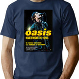 1996 Knebworth In Cinemas Worldwide T-Shirt - Retro Graphic Tee for Men & Women - Navy