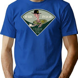 1st Squad. 9th Cavalry Airborne Charlie Dont Surf Colonel Kilgore Tribute T Shirt - Blue