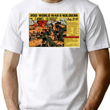 200 Ww2 Soldiers Comic Book Ad T-Shirt - White