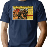 200 Ww2 Soldiers Comic Book Ad T-Shirt - Navy