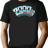 2000ad Classic Logo Classic Essential T-Shirt - Retro Graphic Tee for Men & Women - Black