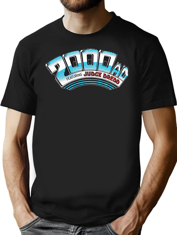 2000ad Classic Logo Classic Essential T-Shirt - Retro Graphic Tee for Men & Women - Black