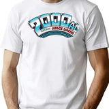 2000ad Classic Logo Classic Essential T-Shirt - Retro Graphic Tee for Men & Women - White