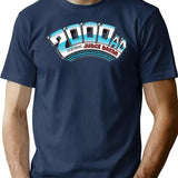 2000ad Classic Logo Classic Essential T-Shirt - Retro Graphic Tee for Men & Women - Navy
