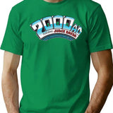 2000ad Classic Logo Classic Essential T-Shirt - Retro Graphic Tee for Men & Women - Green