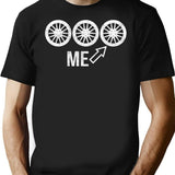 3rd Wheel Graphics. Funny Graphic Tee - Sarcastic Humor Graphic Tee - Black
