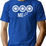 3rd Wheel Graphics. Funny Graphic Tee - Sarcastic Humor Graphic Tee - Blue