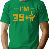 40th Birthday T-Shirt - Funny Birthday Gift Tee - Green