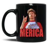 4Th Of July Merica Funny Joe Dirt S Black Coffee Mug
