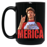 4Th Of July Merica Funny Joe Dirt S Black Coffee Mug