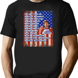 4th Of July Merica Funny With Vintage Name Joe Lover Family T-Shirt - Black