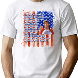 4th Of July Merica Funny With Vintage Name Joe Lover Family T-Shirt - White