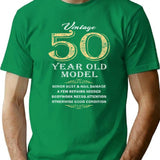 50th Birthday Gift - Fun Cheeky Birthday Ideas T-Shirt - Green